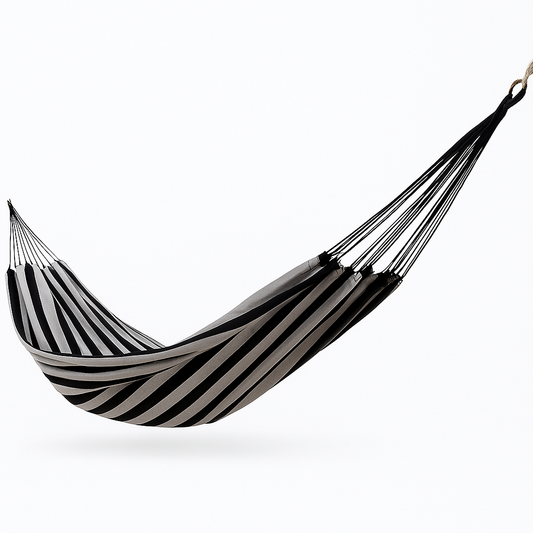 Black and White Double Hammock – 153 in x 59 in
