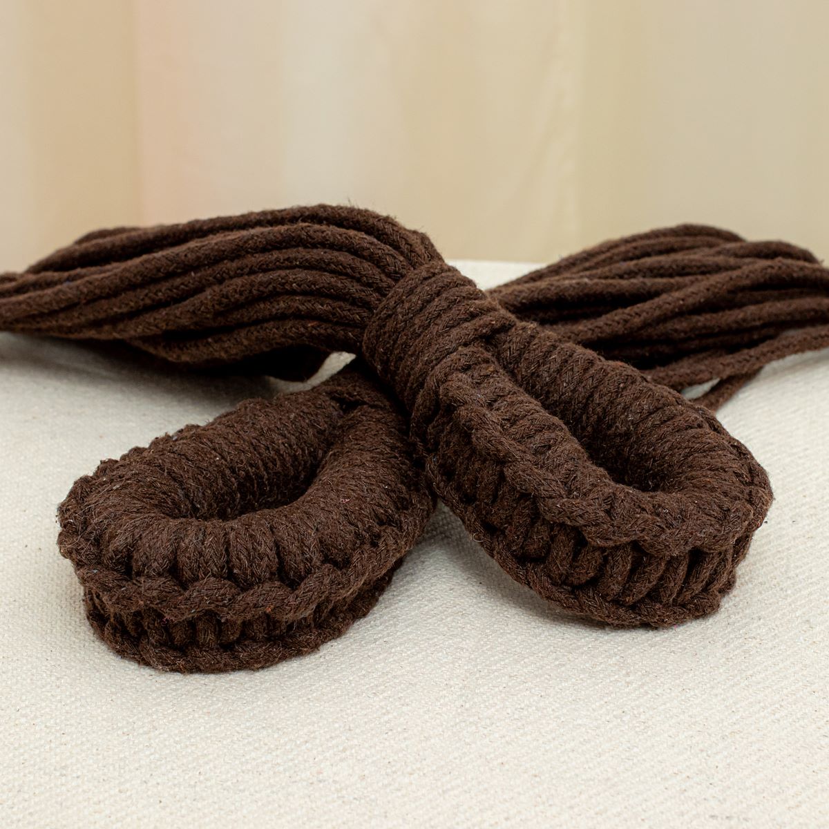 Beige and Brown Hammock – Luxury Macramé  165 in x 65 in