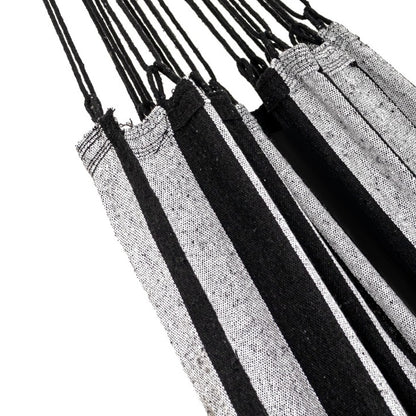 Black and White Double Hammock – 153 in x 59 in